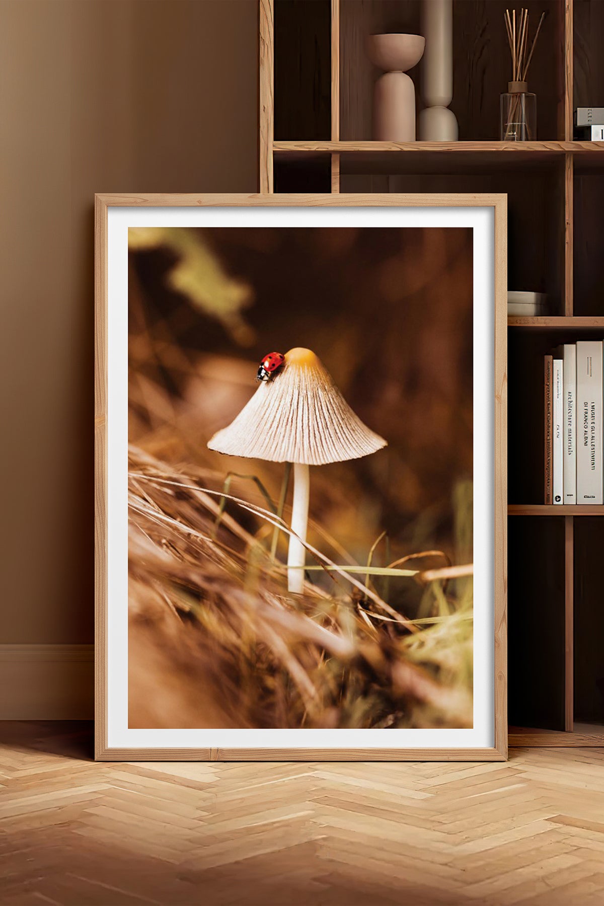 HOMEPACK Ahşap Çerçeveli Tablo Çerçeveli Poster Sanatsal Modern Duvar Dekoru BEK-8281