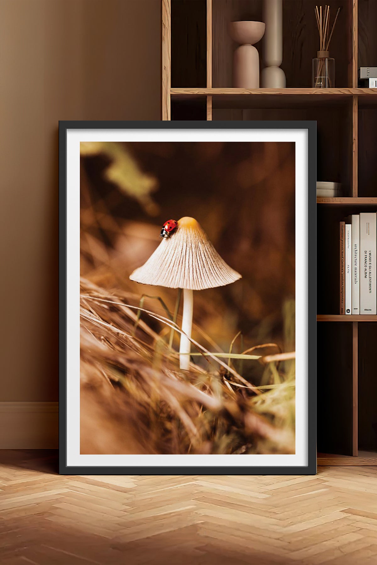 HOMEPACK Ahşap Çerçeveli Tablo Çerçeveli Poster Sanatsal Modern Duvar Dekoru BEK-8281