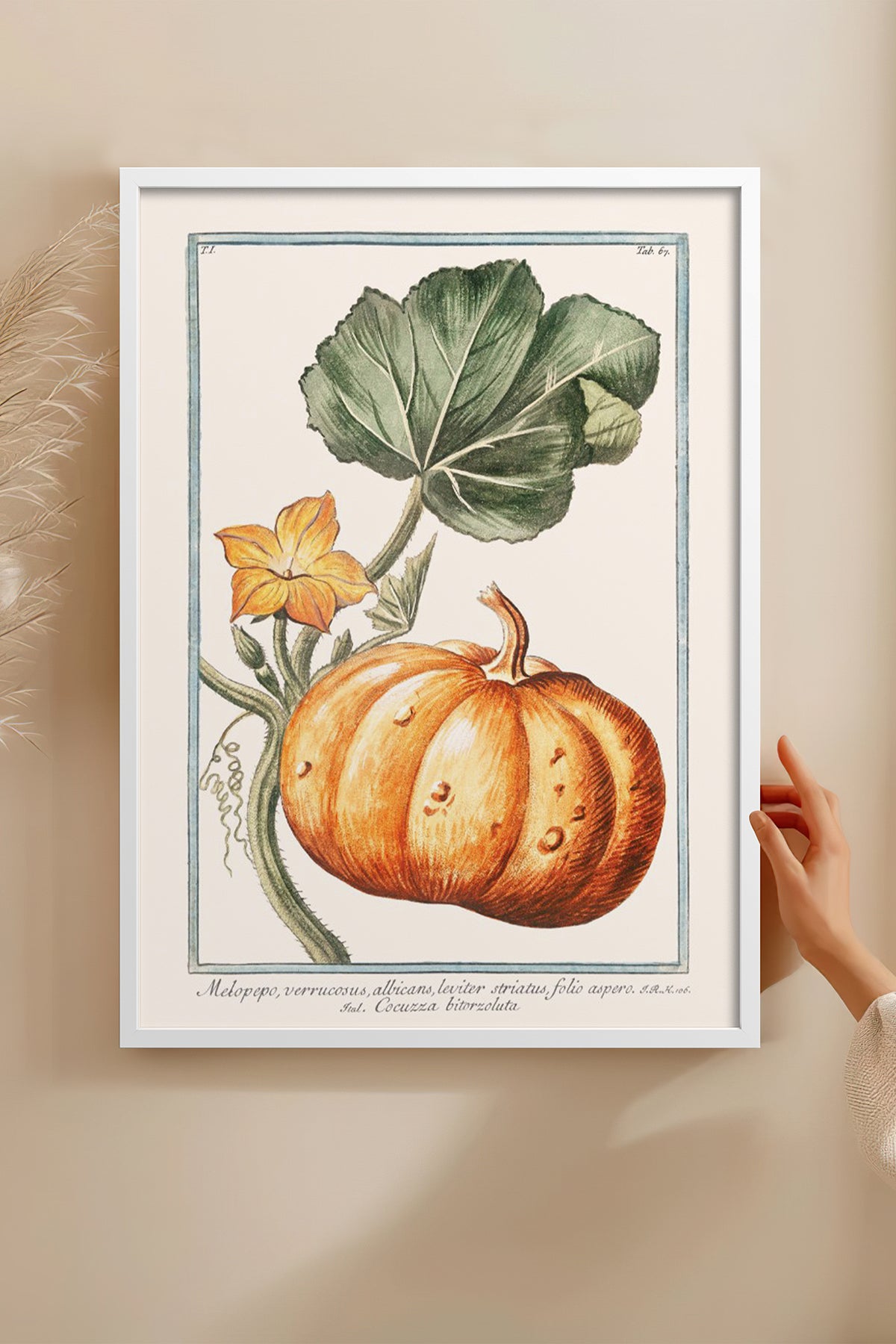 HOMEPACK Ahşap Çerçeveli Tablo Çerçeveli Poster Sanatsal Modern Duvar Dekoru BEK-8282