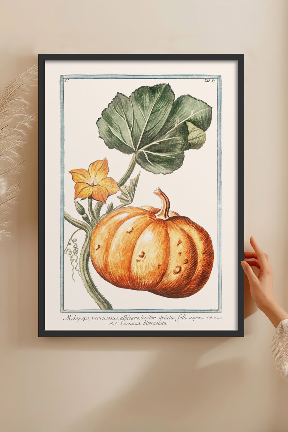 HOMEPACK Ahşap Çerçeveli Tablo Çerçeveli Poster Sanatsal Modern Duvar Dekoru BEK-8282