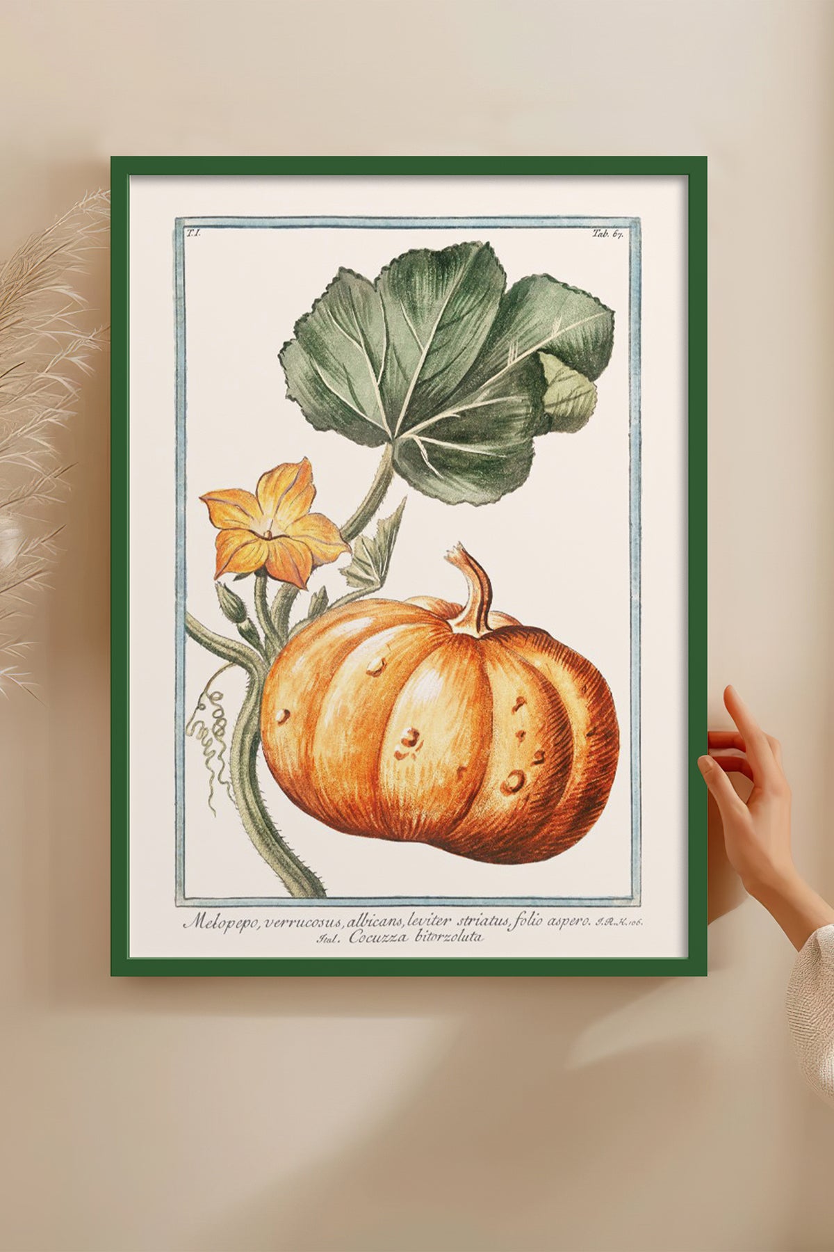 HOMEPACK Ahşap Çerçeveli Tablo Çerçeveli Poster Sanatsal Modern Duvar Dekoru BEK-8282