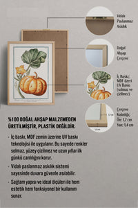 HOMEPACK Ahşap Çerçeveli Tablo Çerçeveli Poster Sanatsal Modern Duvar Dekoru BEK-8282