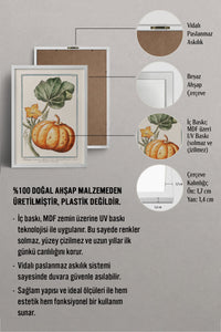 HOMEPACK Ahşap Çerçeveli Tablo Çerçeveli Poster Sanatsal Modern Duvar Dekoru BEK-8282
