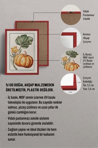 HOMEPACK Ahşap Çerçeveli Tablo Çerçeveli Poster Sanatsal Modern Duvar Dekoru BEK-8282