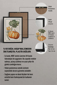 HOMEPACK Ahşap Çerçeveli Tablo Çerçeveli Poster Sanatsal Modern Duvar Dekoru BEK-8282
