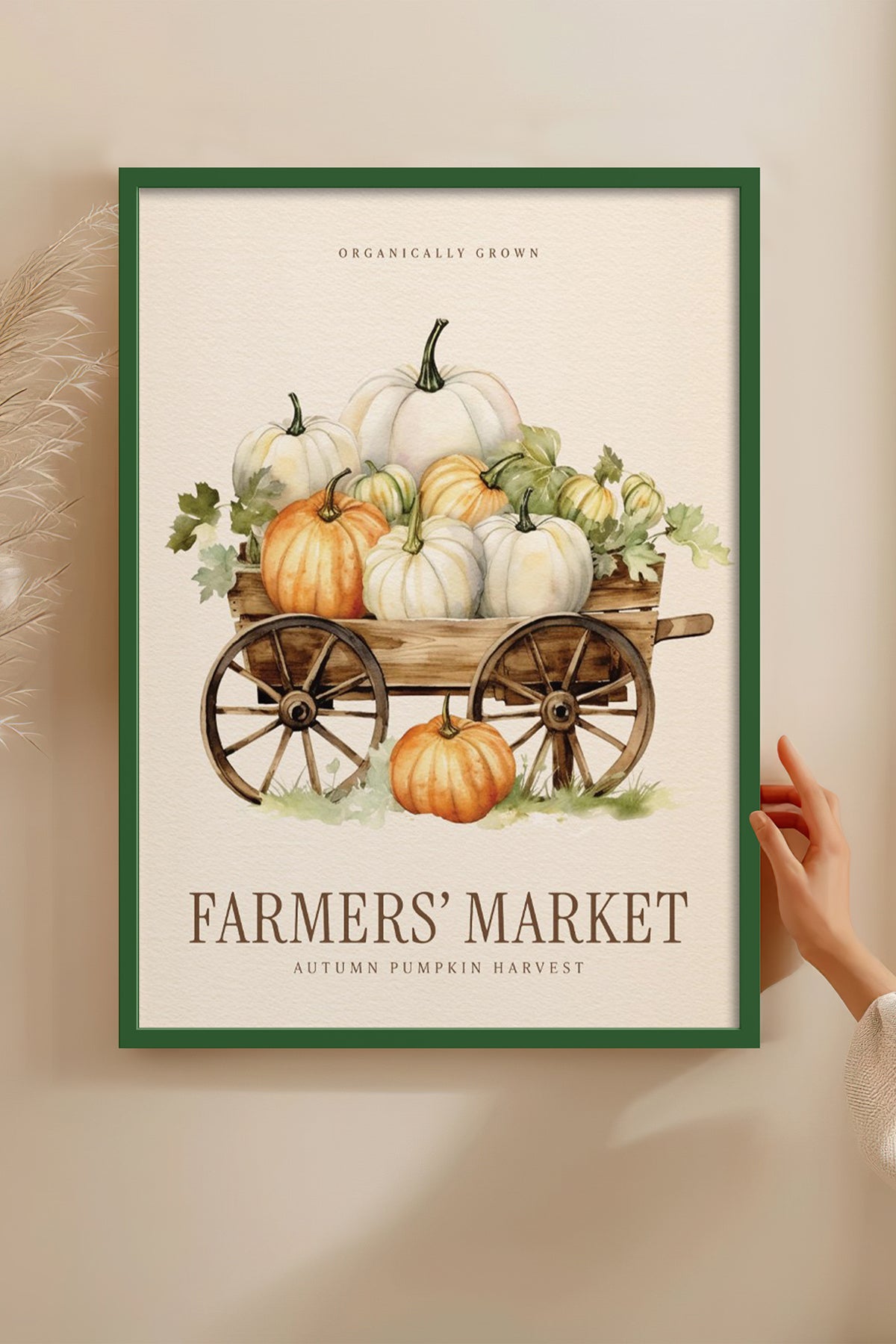 HOMEPACK Ahşap Çerçeveli Tablo Çerçeveli Poster Sanatsal Modern Duvar Dekoru BEK-8284