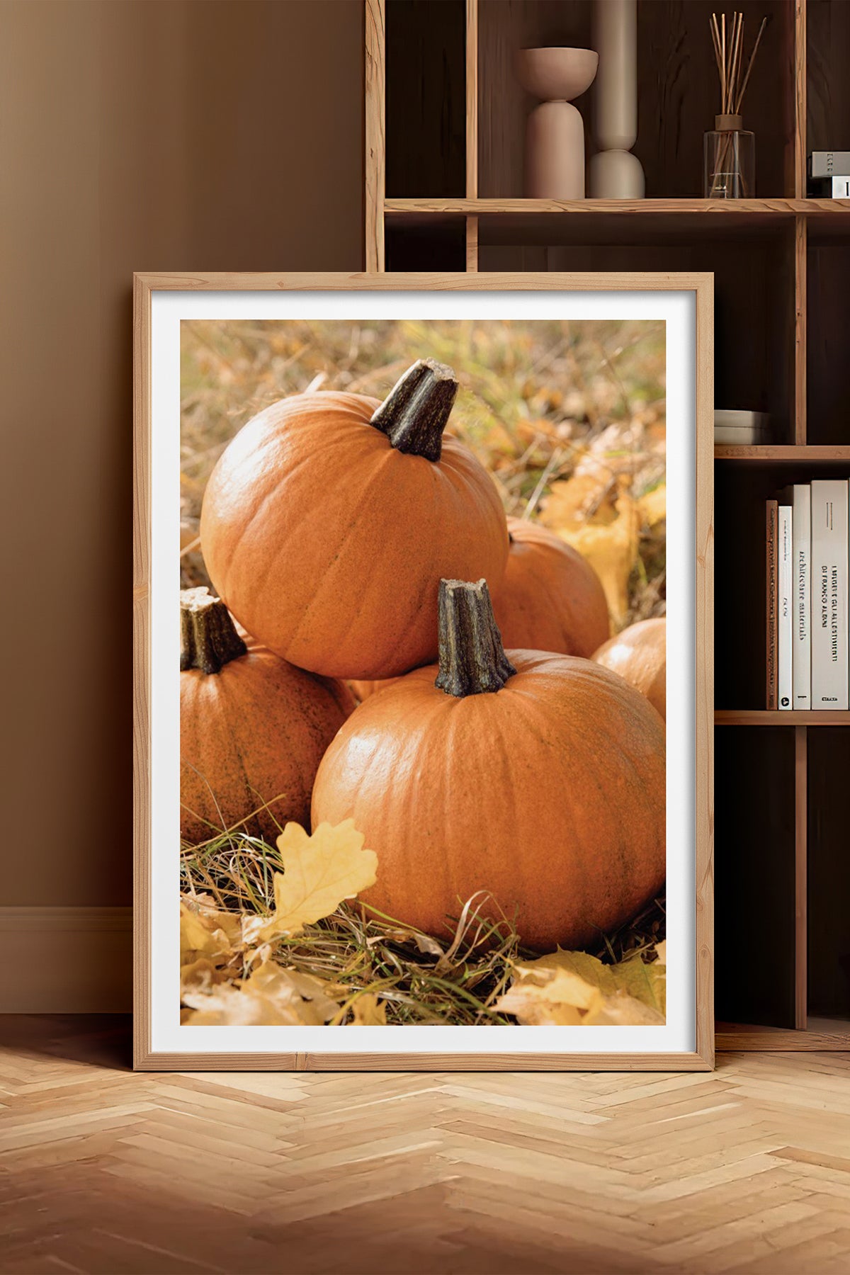 HOMEPACK Ahşap Çerçeveli Tablo Çerçeveli Poster Sanatsal Modern Duvar Dekoru BEK-8285