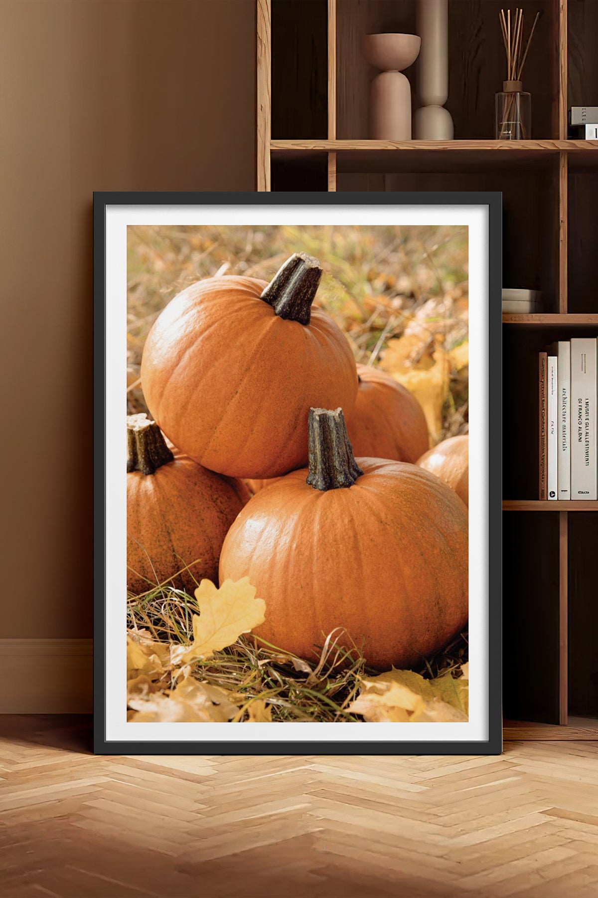 HOMEPACK Ahşap Çerçeveli Tablo Çerçeveli Poster Sanatsal Modern Duvar Dekoru BEK-8285