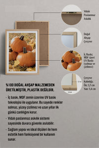 HOMEPACK Ahşap Çerçeveli Tablo Çerçeveli Poster Sanatsal Modern Duvar Dekoru BEK-8285