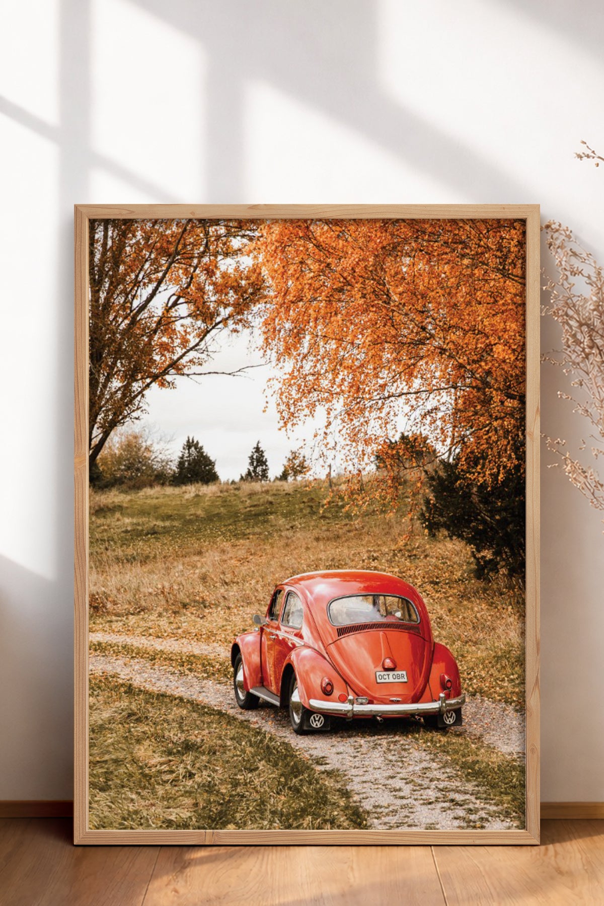 HOMEPACK Ahşap Çerçeveli Tablo Çerçeveli Poster Sanatsal Modern Duvar Dekoru BEK-8290