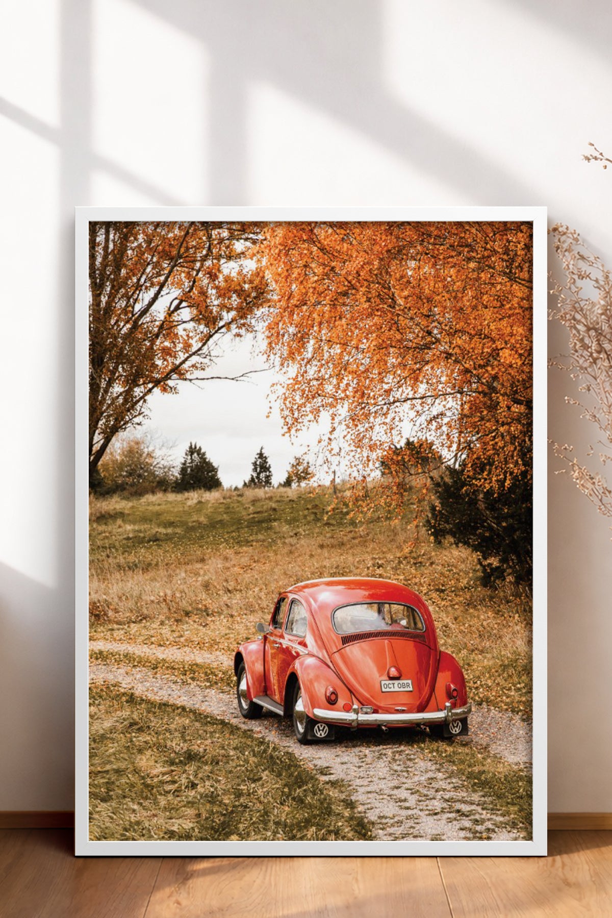 HOMEPACK Ahşap Çerçeveli Tablo Çerçeveli Poster Sanatsal Modern Duvar Dekoru BEK-8290