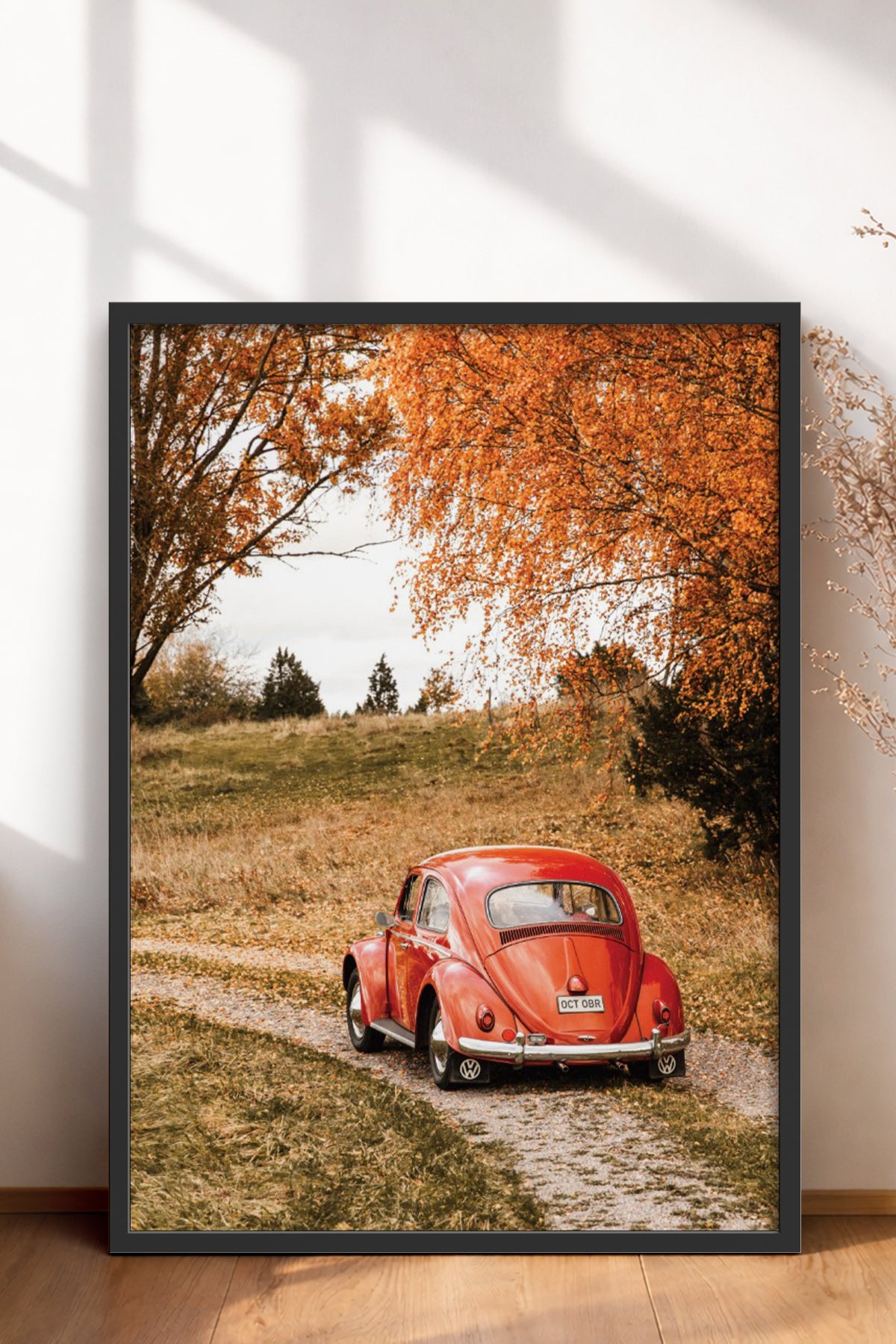 HOMEPACK Ahşap Çerçeveli Tablo Çerçeveli Poster Sanatsal Modern Duvar Dekoru BEK-8290