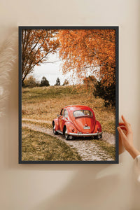 HOMEPACK Ahşap Çerçeveli Tablo Çerçeveli Poster Sanatsal Modern Duvar Dekoru BEK-8290