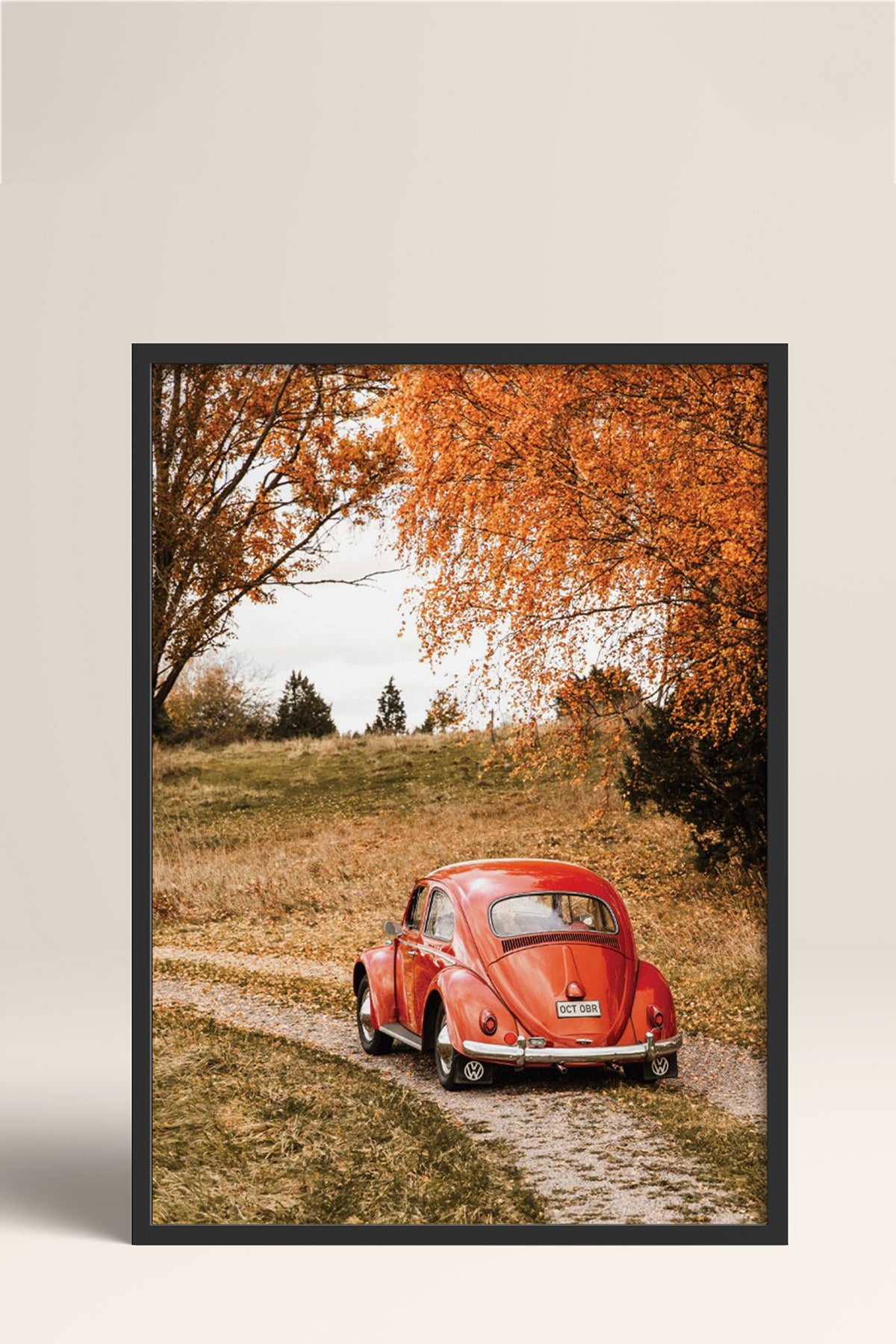 HOMEPACK Ahşap Çerçeveli Tablo Çerçeveli Poster Sanatsal Modern Duvar Dekoru BEK-8290