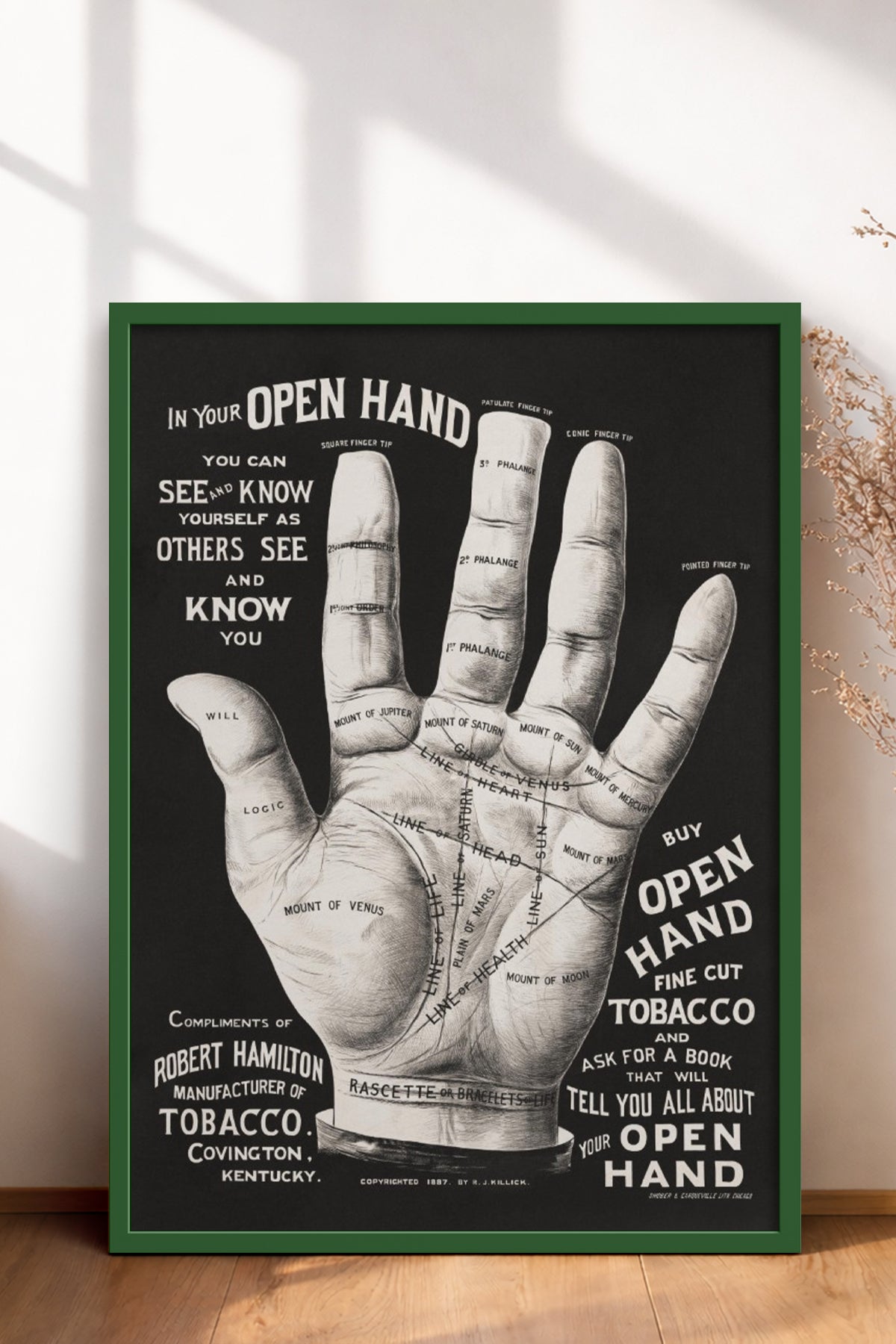 HOMEPACK Ahşap Çerçeveli Tablo Çerçeveli Poster Sanatsal Modern Duvar Dekoru BEK-8291