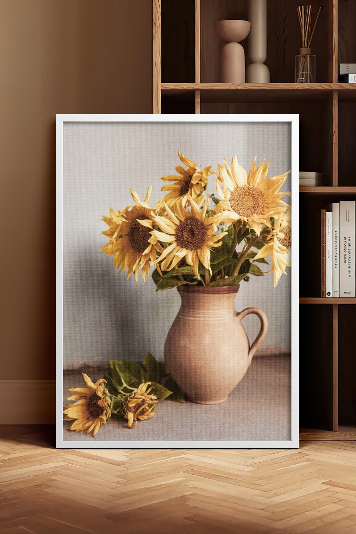 HOMEPACK Ahşap Çerçeveli Tablo Çerçeveli Poster Sanatsal Modern Duvar Dekoru BEK-8292