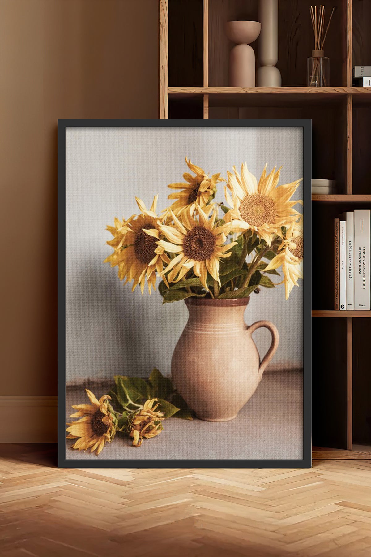 HOMEPACK Ahşap Çerçeveli Tablo Çerçeveli Poster Sanatsal Modern Duvar Dekoru BEK-8292