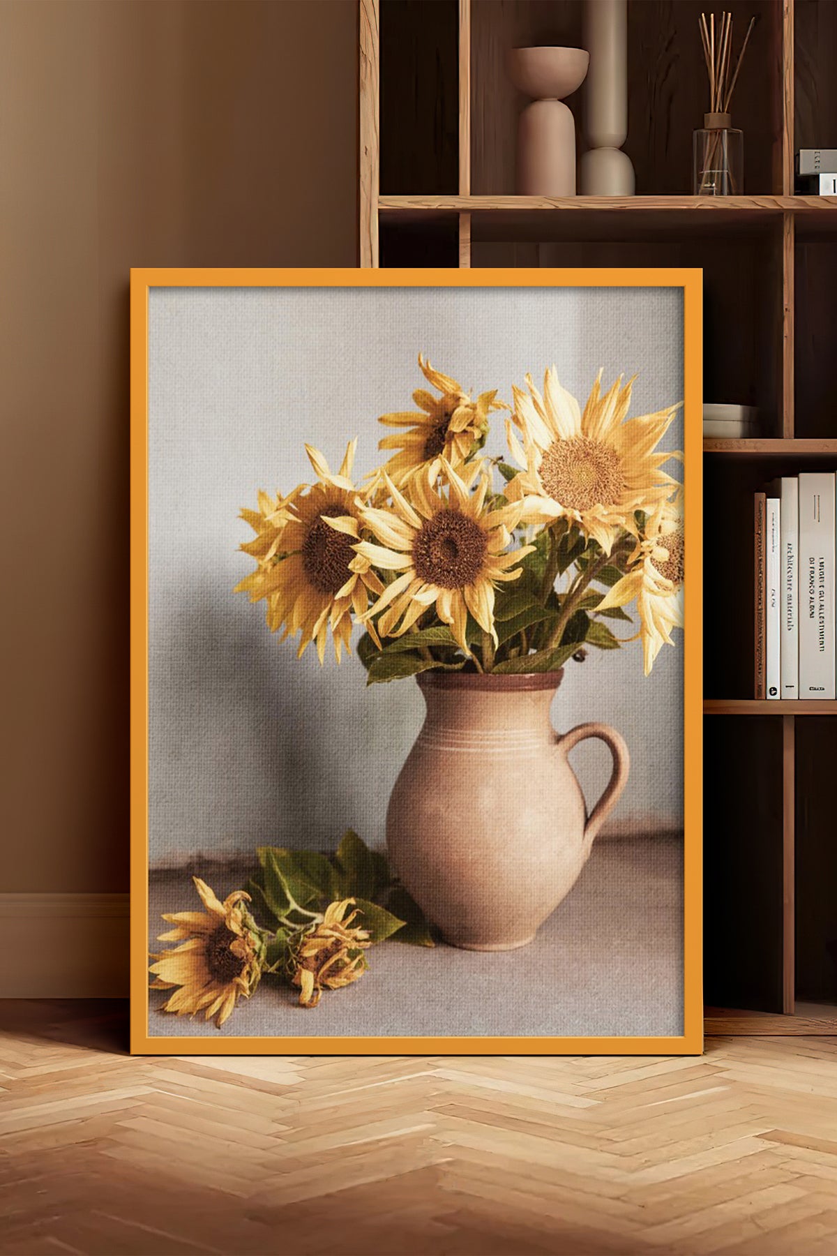 HOMEPACK Ahşap Çerçeveli Tablo Çerçeveli Poster Sanatsal Modern Duvar Dekoru BEK-8292