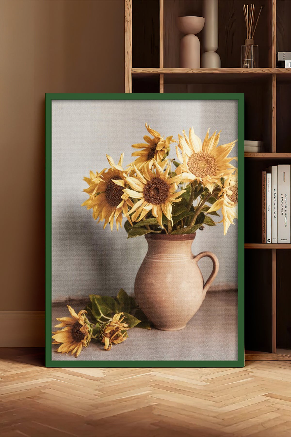 HOMEPACK Ahşap Çerçeveli Tablo Çerçeveli Poster Sanatsal Modern Duvar Dekoru BEK-8292