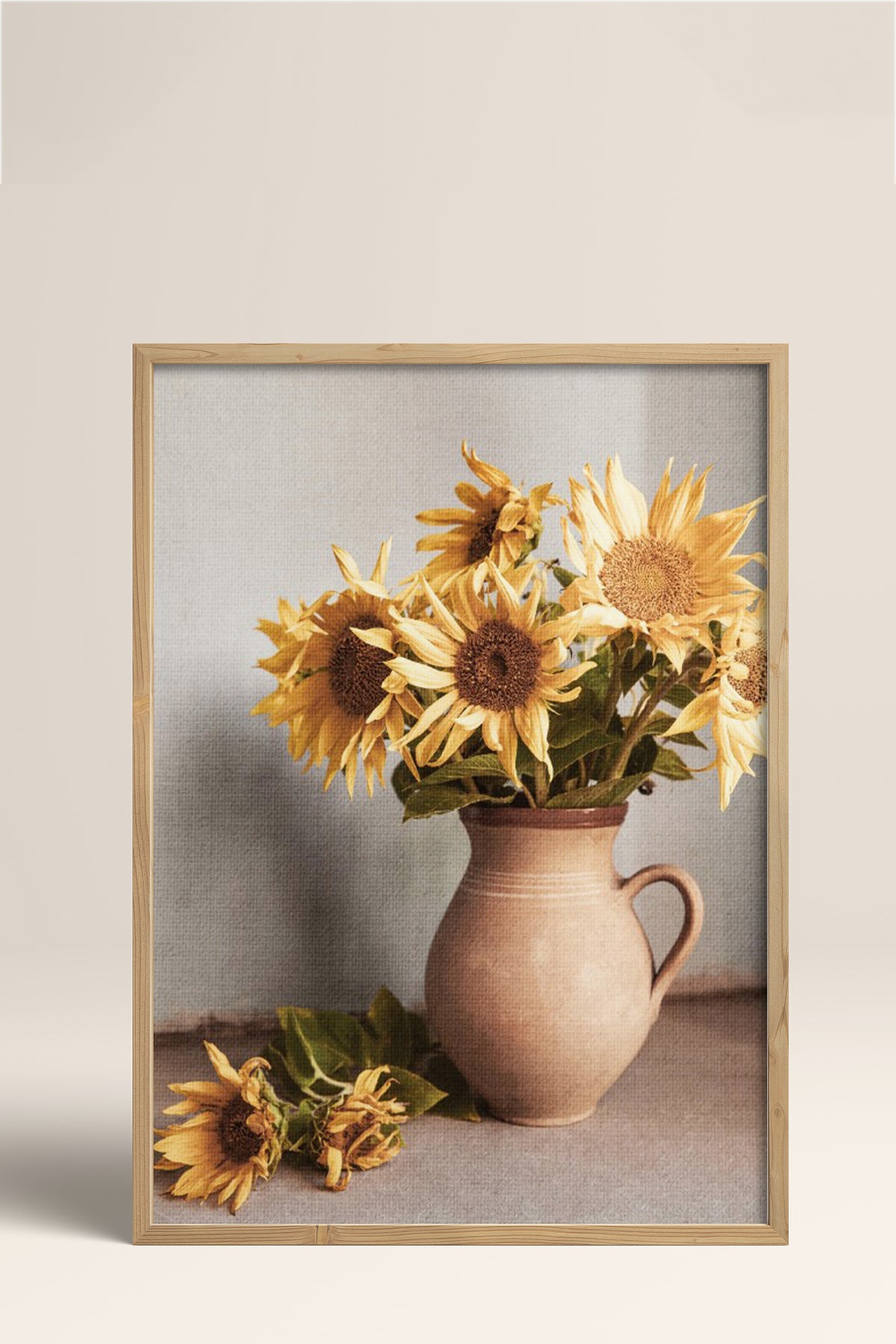 HOMEPACK Ahşap Çerçeveli Tablo Çerçeveli Poster Sanatsal Modern Duvar Dekoru BEK-8292