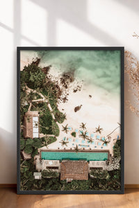 HOMEPACK Ahşap Çerçeveli Tablo Çerçeveli Poster Sanatsal Modern Duvar Dekoru BEK-8293