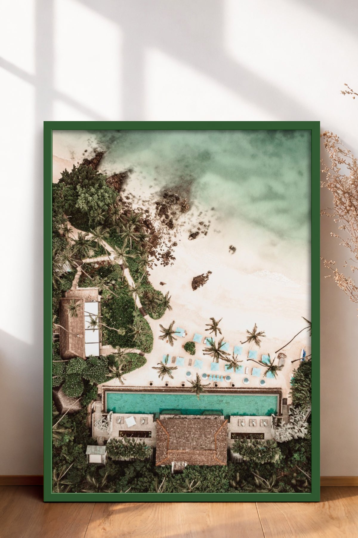 HOMEPACK Ahşap Çerçeveli Tablo Çerçeveli Poster Sanatsal Modern Duvar Dekoru BEK-8293