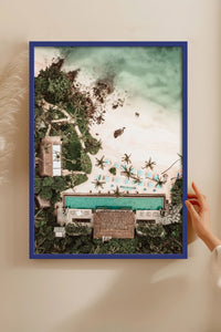 HOMEPACK Ahşap Çerçeveli Tablo Çerçeveli Poster Sanatsal Modern Duvar Dekoru BEK-8293