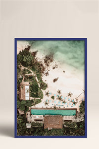 HOMEPACK Ahşap Çerçeveli Tablo Çerçeveli Poster Sanatsal Modern Duvar Dekoru BEK-8293