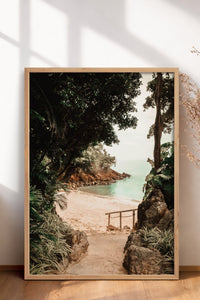 HOMEPACK Ahşap Çerçeveli Tablo Çerçeveli Poster Sanatsal Modern Duvar Dekoru BEK-8294
