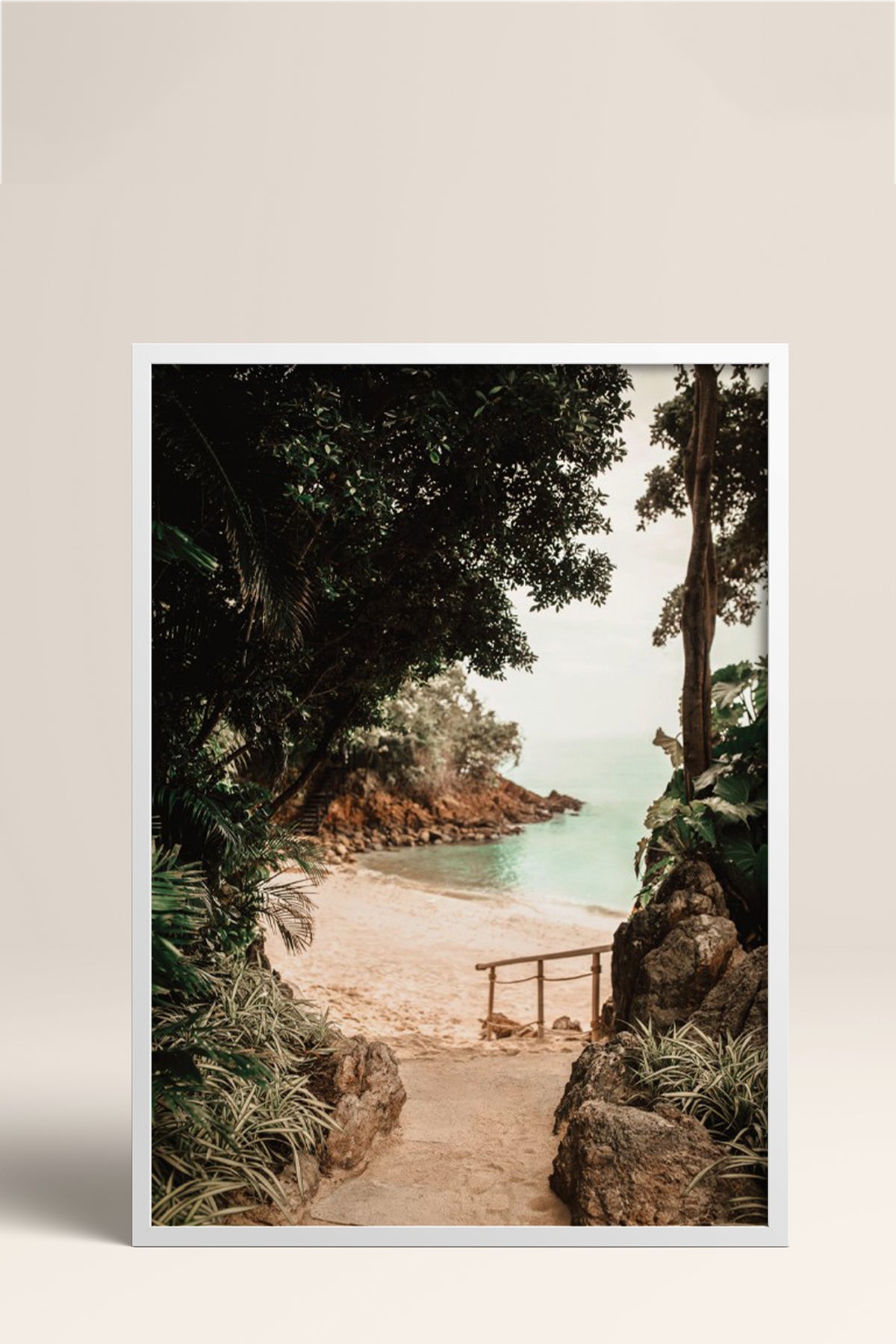 HOMEPACK Ahşap Çerçeveli Tablo Çerçeveli Poster Sanatsal Modern Duvar Dekoru BEK-8294
