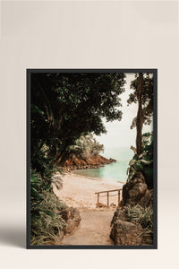 HOMEPACK Ahşap Çerçeveli Tablo Çerçeveli Poster Sanatsal Modern Duvar Dekoru BEK-8294