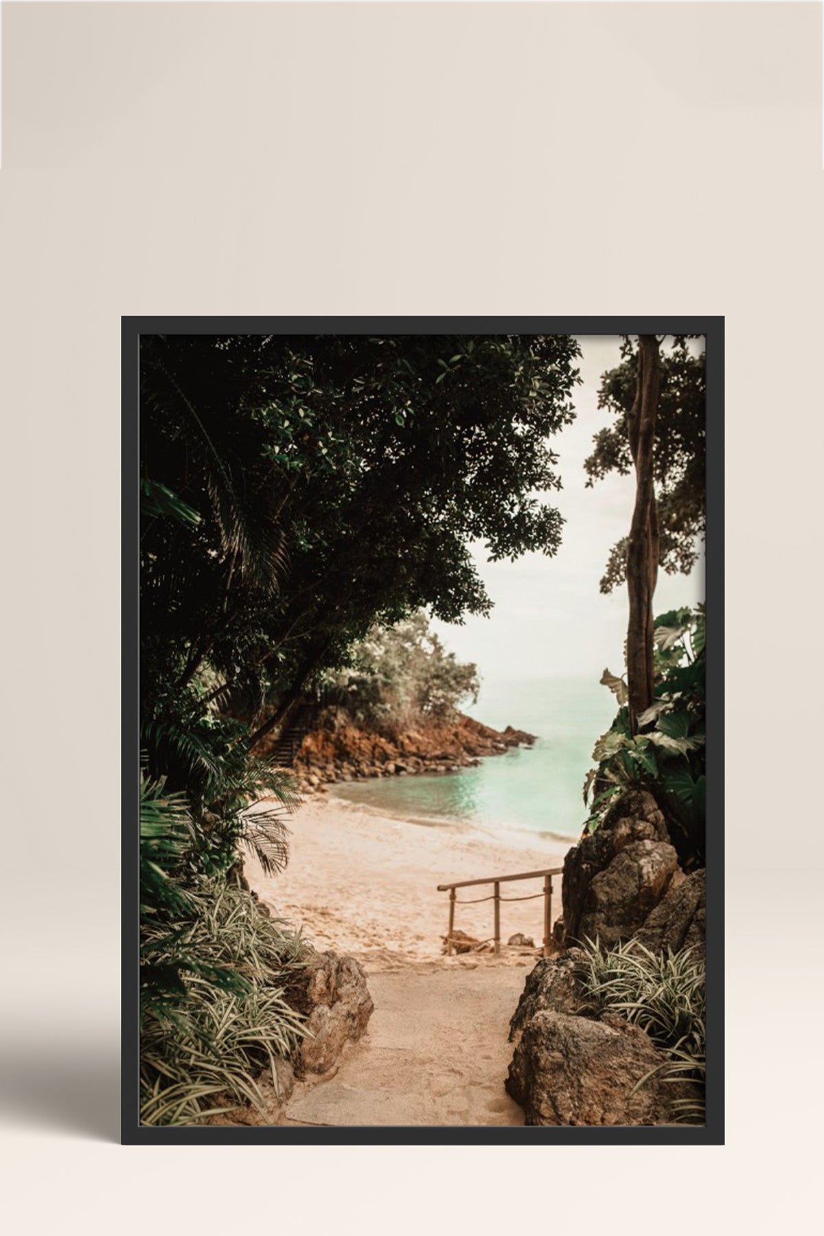 HOMEPACK Ahşap Çerçeveli Tablo Çerçeveli Poster Sanatsal Modern Duvar Dekoru BEK-8294