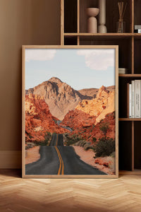 HOMEPACK Ahşap Çerçeveli Tablo Çerçeveli Poster Sanatsal Modern Duvar Dekoru BEK-8295
