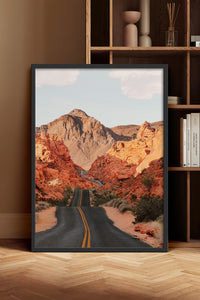 HOMEPACK Ahşap Çerçeveli Tablo Çerçeveli Poster Sanatsal Modern Duvar Dekoru BEK-8295