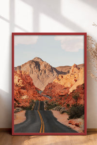 HOMEPACK Ahşap Çerçeveli Tablo Çerçeveli Poster Sanatsal Modern Duvar Dekoru BEK-8295
