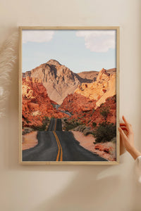 HOMEPACK Ahşap Çerçeveli Tablo Çerçeveli Poster Sanatsal Modern Duvar Dekoru BEK-8295