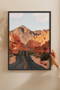 HOMEPACK Ahşap Çerçeveli Tablo Çerçeveli Poster Sanatsal Modern Duvar Dekoru BEK-8295