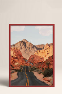 HOMEPACK Ahşap Çerçeveli Tablo Çerçeveli Poster Sanatsal Modern Duvar Dekoru BEK-8295
