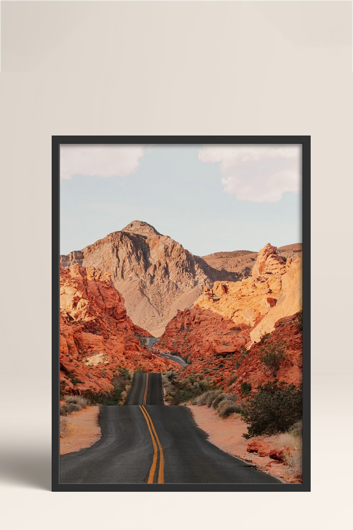 HOMEPACK Ahşap Çerçeveli Tablo Çerçeveli Poster Sanatsal Modern Duvar Dekoru BEK-8295