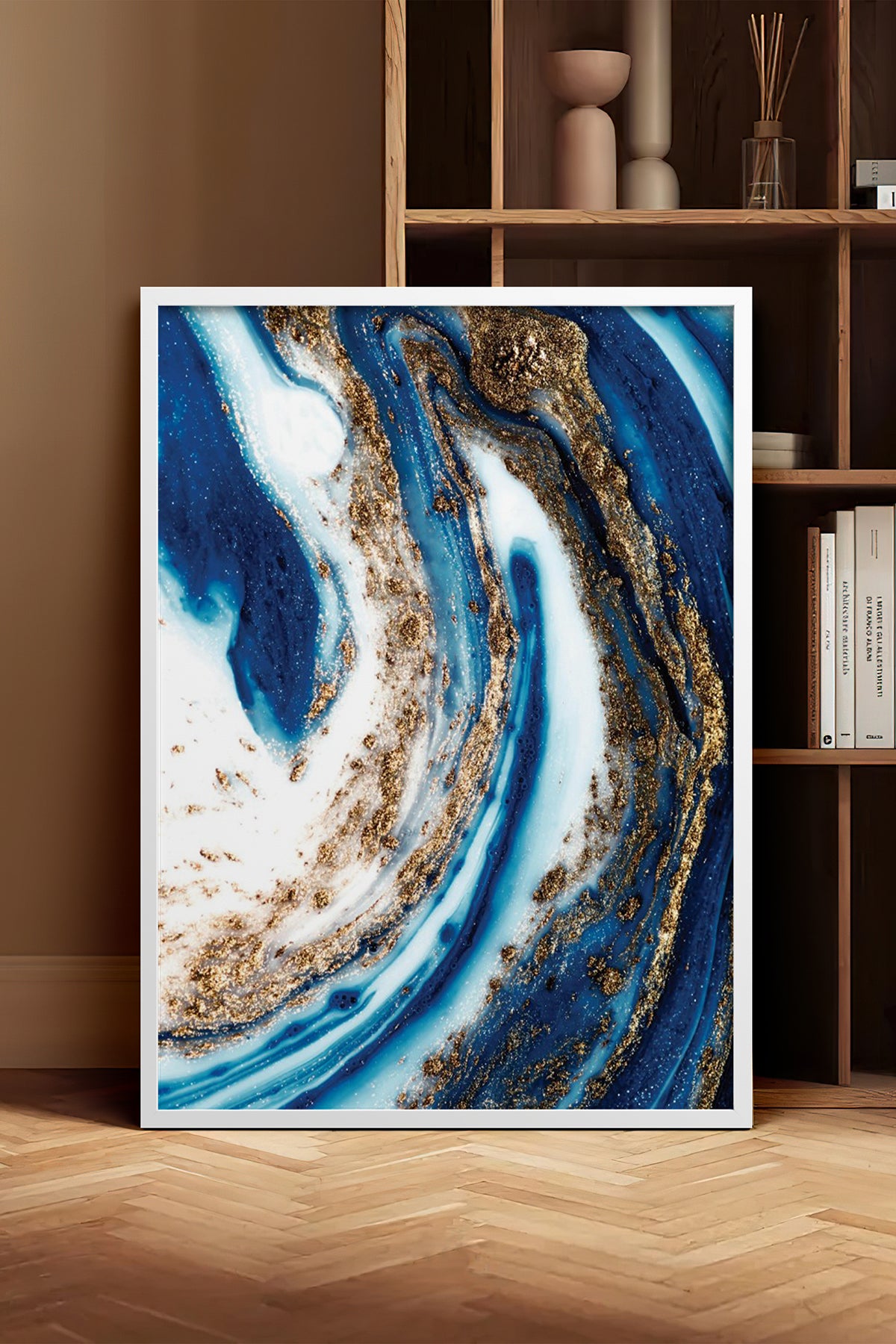 HOMEPACK Ahşap Çerçeveli Tablo Çerçeveli Poster Sanatsal Modern Duvar Dekoru BEK-8296