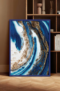 HOMEPACK Ahşap Çerçeveli Tablo Çerçeveli Poster Sanatsal Modern Duvar Dekoru BEK-8296