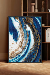 HOMEPACK Ahşap Çerçeveli Tablo Çerçeveli Poster Sanatsal Modern Duvar Dekoru BEK-8296