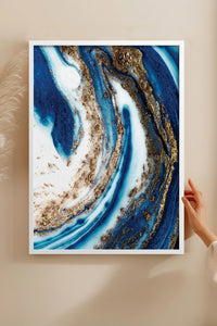 HOMEPACK Ahşap Çerçeveli Tablo Çerçeveli Poster Sanatsal Modern Duvar Dekoru BEK-8296