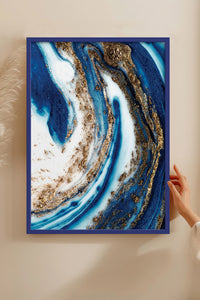 HOMEPACK Ahşap Çerçeveli Tablo Çerçeveli Poster Sanatsal Modern Duvar Dekoru BEK-8296