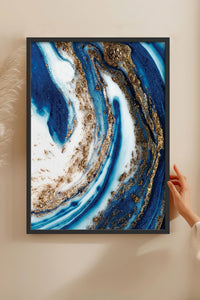 HOMEPACK Ahşap Çerçeveli Tablo Çerçeveli Poster Sanatsal Modern Duvar Dekoru BEK-8296