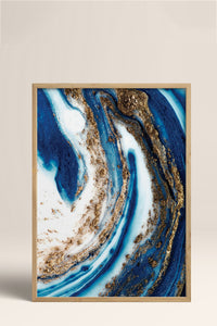 HOMEPACK Ahşap Çerçeveli Tablo Çerçeveli Poster Sanatsal Modern Duvar Dekoru BEK-8296