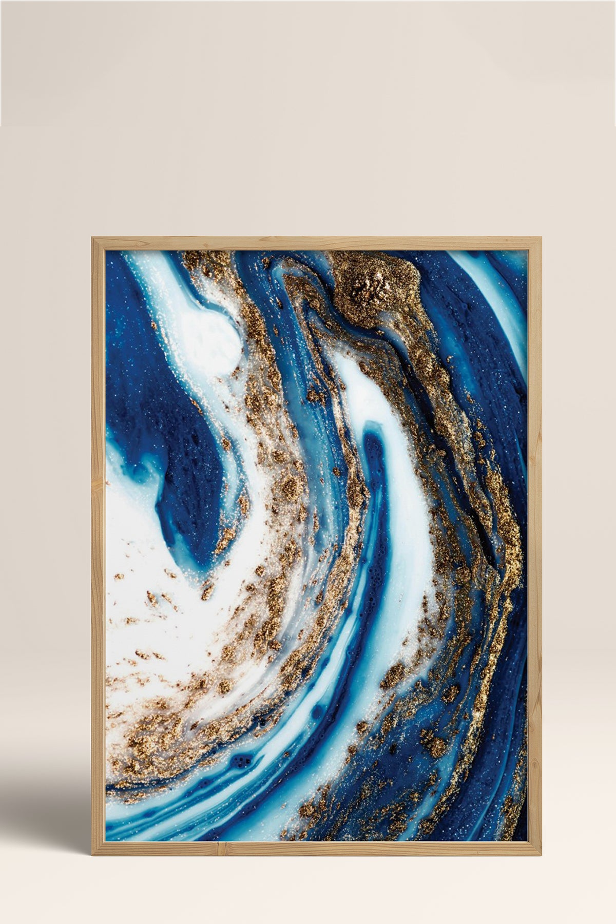 HOMEPACK Ahşap Çerçeveli Tablo Çerçeveli Poster Sanatsal Modern Duvar Dekoru BEK-8296