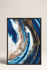 HOMEPACK Ahşap Çerçeveli Tablo Çerçeveli Poster Sanatsal Modern Duvar Dekoru BEK-8296