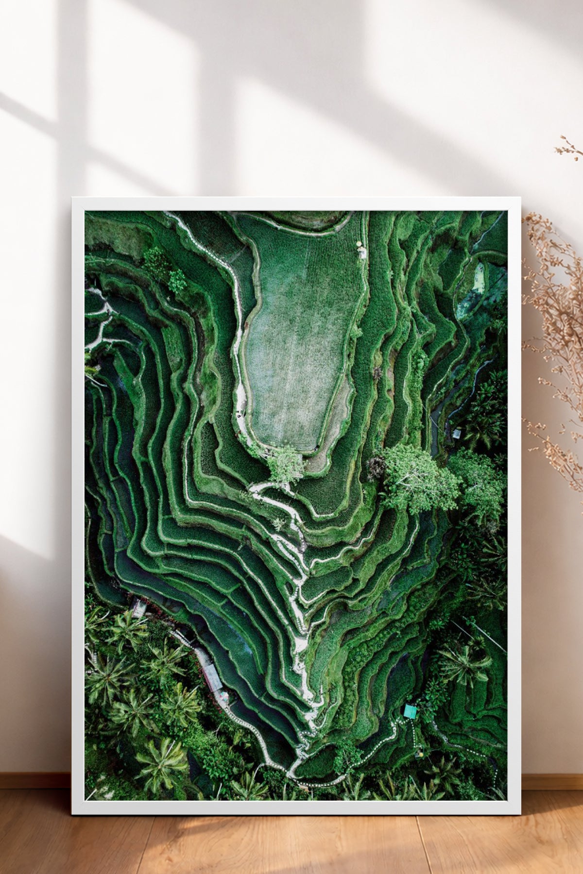 HOMEPACK Ahşap Çerçeveli Tablo Çerçeveli Poster Sanatsal Modern Duvar Dekoru BEK-8297