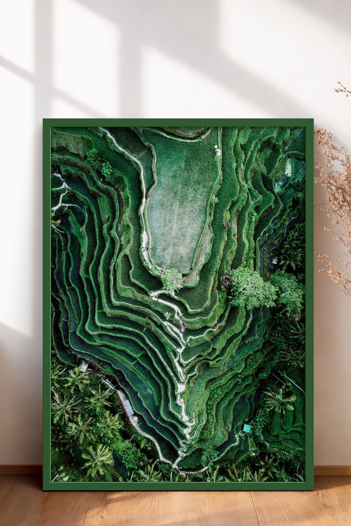 HOMEPACK Ahşap Çerçeveli Tablo Çerçeveli Poster Sanatsal Modern Duvar Dekoru BEK-8297
